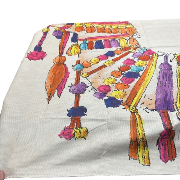 Colorful Camel Print Tapestry Wall Hanging - Picture 3 of 6